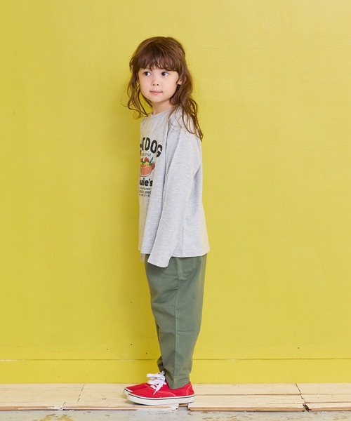 MARKEY'S（マーキーズ）の「【UNIVERSAL OVERALL】別注プリントロンTee（Tシャツ/カットソー・キッズ・オフホワイト/ブラック/杢グレー・130/120/100/95/90/80/110/150/140）」の9枚目の写真