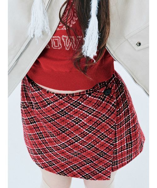 LILYBROWN ロービングチェックスカショーパン LILY BROWN パンツ ロービングチェックスカショーパン
