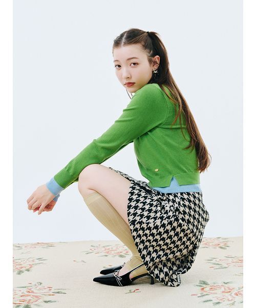 LILY BROWN(リリーブラウン)の「ロービングチェックスカショーパン(その他パンツ・レディース・グレー/ダークグレー/ベージュ/レッド・0/1/2)」の7枚目の写真