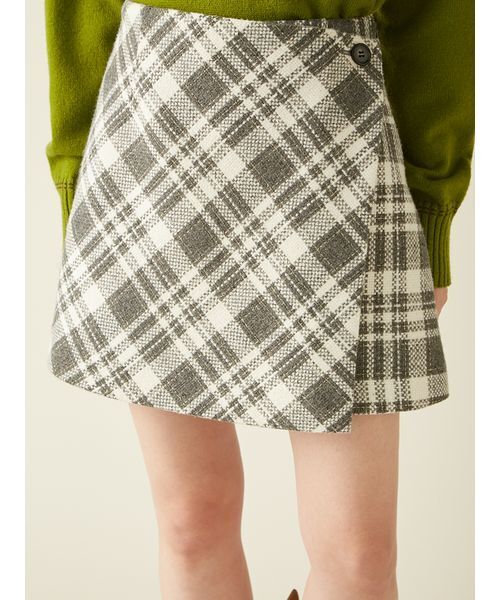 LILY BROWN(リリーブラウン)の「ロービングチェックスカショーパン(その他パンツ・レディース・グレー/ダークグレー/ベージュ/レッド・0/1/2)」の9枚目の写真