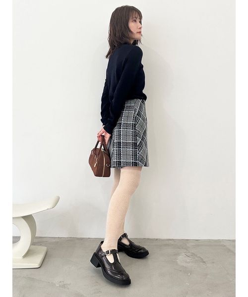 リリーブラウン　ロービングチェックスカショーパン ロービングチェックスカショーパン（その他パンツ）｜LILY BROWN