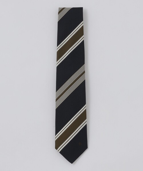 BLACK LABEL CRESTBRIDGE（ブラックレーベル・クレストブリッジ）の「アクセントカラーレジメンタルタイ（ネクタイ・メンズ・ベージュ系その他7/グレー系その他/ネイビー・FREE）」の3枚目の写真