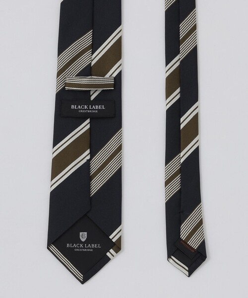 BLACK LABEL CRESTBRIDGE（ブラックレーベル・クレストブリッジ）の「アクセントカラーレジメンタルタイ（ネクタイ・メンズ・ベージュ系その他7/グレー系その他/ネイビー・FREE）」の6枚目の写真