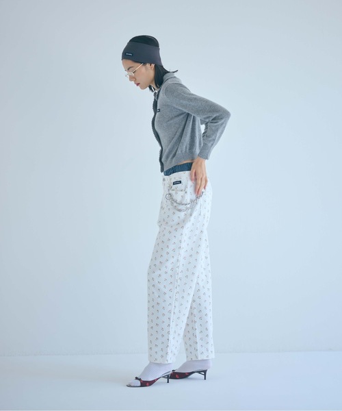 SEA（シー）の「カシミヤ フリル ニットカーディガン（カーディガン/ボレロ・レディース・グレー/ベージュ・ONE SIZE）」の11枚目の写真