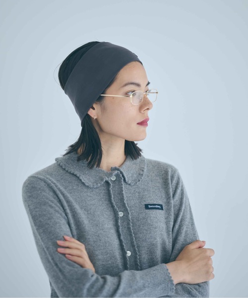 SEA（シー）の「カシミヤ フリル ニットカーディガン（カーディガン/ボレロ・レディース・グレー/ベージュ・ONE SIZE）」の13枚目の写真