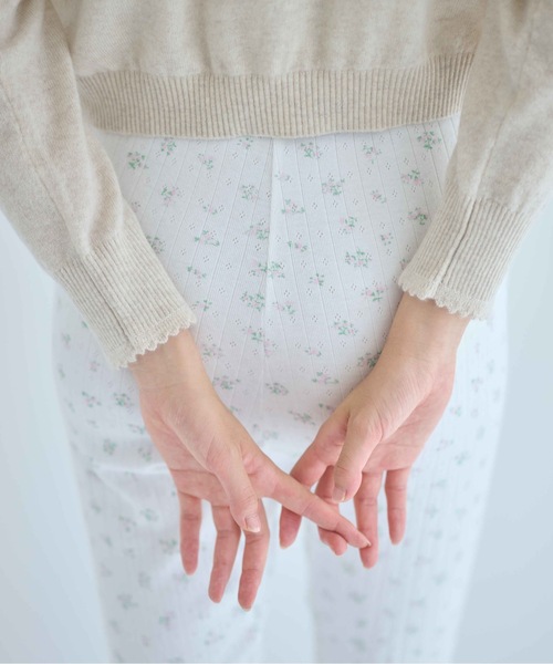 SEA（シー）の「カシミヤ フリル ニットカーディガン（カーディガン/ボレロ・レディース・グレー/ベージュ・ONE SIZE）」の17枚目の写真