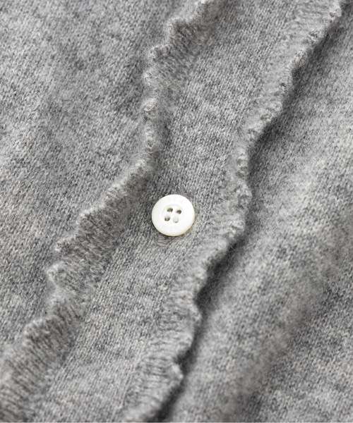 SEA（シー）の「カシミヤ フリル ニットカーディガン（カーディガン/ボレロ・レディース・グレー/ベージュ・ONE SIZE）」の7枚目の写真