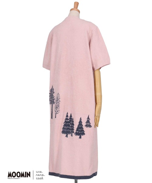 une nana cool(ウンナナクール)の「【ムーミンコラボ】MOOMIN × une nana cool なめらかふわふわワンピース(ルームワンピース・レディース・アイボリー/シャーベット・M-L)」の9枚目の写真