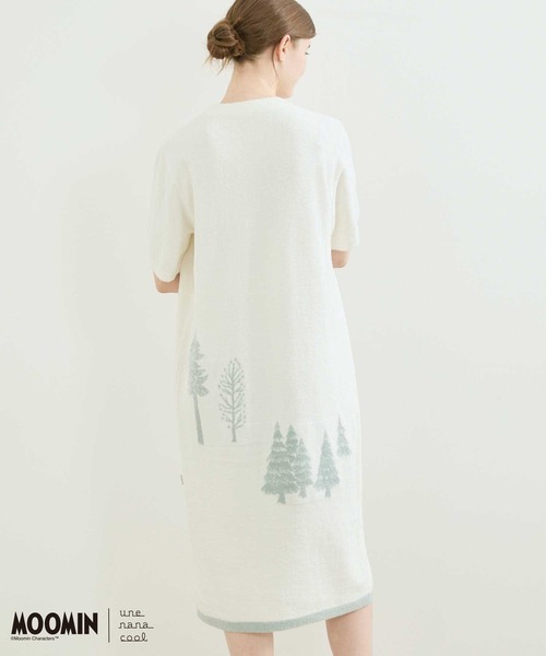 ムーミンコラボ】MOOMIN × une nana cool なめらかふわふわワンピース