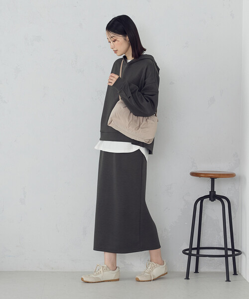 MONO　COMME CA（モノコムサ）の「パデットショルダー（ショルダーバッグ・レディース・ライトグレー/ブラック/ベージュ・FREE）」の8枚目の写真