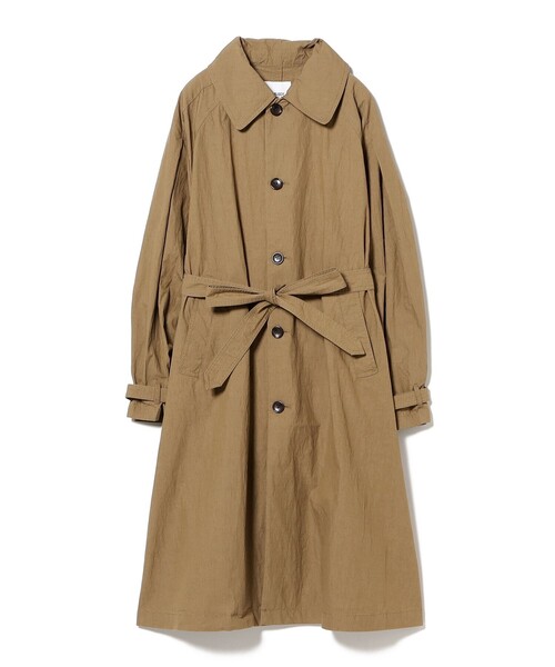 BEAMS ステンカラーコート ナイロン Lサイズ BEAMS（ビームス）の「◎BEAMS / ナイロン ステンカラーコート