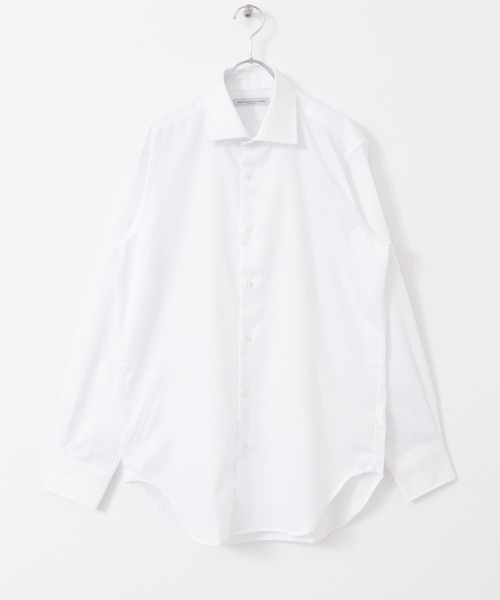 URBAN RESEARCH DOORS（アーバンリサーチドアーズ）の「『イージーケア』LIFE STYLE TAILOR　セミワイドツイル無地シャツ（シャツ/ブラウス・メンズ・ホワイト・37/43/41/39）」の2枚目の写真