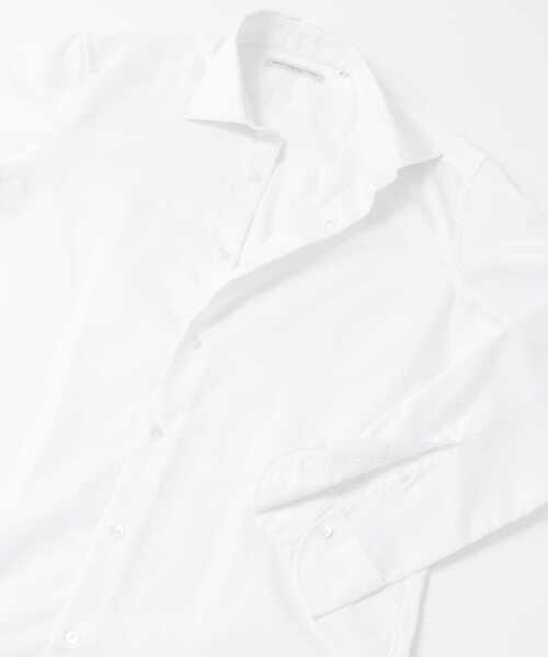URBAN RESEARCH DOORS（アーバンリサーチドアーズ）の「『イージーケア』LIFE STYLE TAILOR　セミワイドツイル無地シャツ（シャツ/ブラウス・メンズ・ホワイト・37/43/41/39）」の3枚目の写真