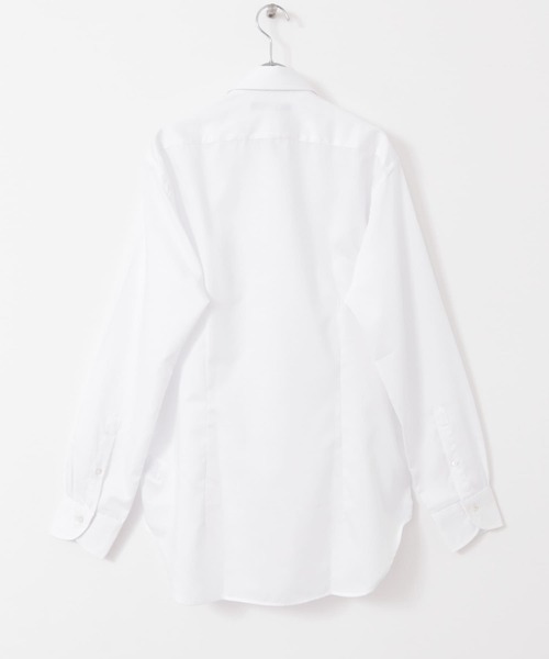 URBAN RESEARCH DOORS（アーバンリサーチドアーズ）の「『イージーケア』LIFE STYLE TAILOR　セミワイドツイル無地シャツ（シャツ/ブラウス・メンズ・ホワイト・37/43/41/39）」の4枚目の写真