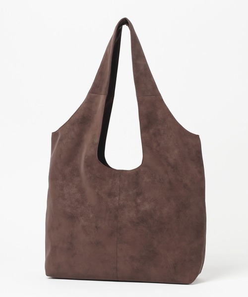 GLOBAL WORK（グローバルワーク）の「スペ軽ラクスエードトートバッグ/577553（トートバッグ・レディース・マスタード/ブラック/ブラウン/ベージュ・ONE SIZE）」の3枚目の写真