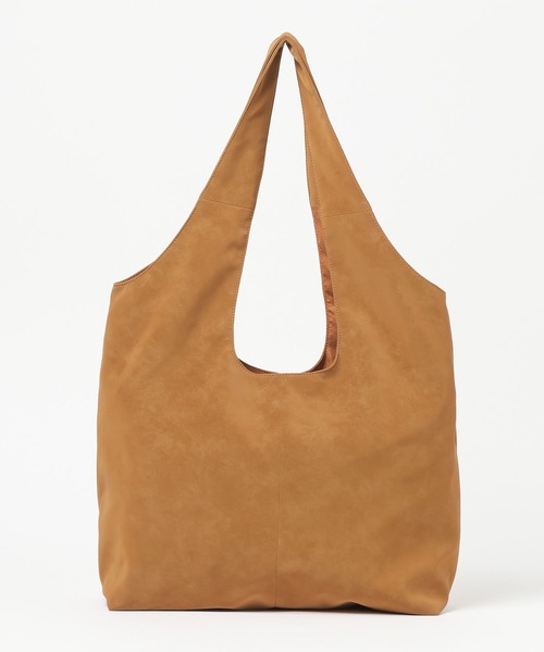 GLOBAL WORK（グローバルワーク）の「スペ軽ラクスエードトートバッグ/577553（トートバッグ・レディース・マスタード/ブラック/ブラウン/ベージュ・ONE SIZE）」の7枚目の写真