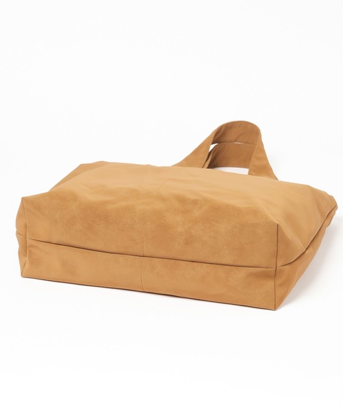 GLOBAL WORK（グローバルワーク）の「スペ軽ラクスエードトートバッグ/577553（トートバッグ・レディース・マスタード/ブラック/ブラウン/ベージュ・ONE SIZE）」の8枚目の写真