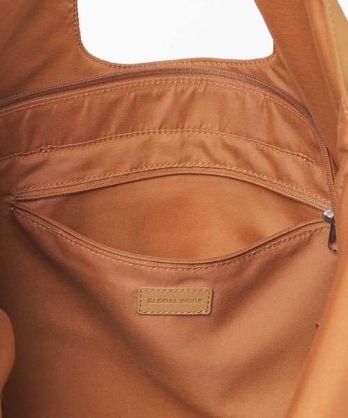 GLOBAL WORK（グローバルワーク）の「スペ軽ラクスエードトートバッグ/577553（トートバッグ・レディース・マスタード/ブラック/ブラウン/ベージュ・ONE SIZE）」の14枚目の写真