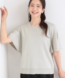 DRESKIP | 【ひんやり/S-LL/毛玉になりにくい】女性らしさ溢れる フレアスリーブニット(ニット/セーター)