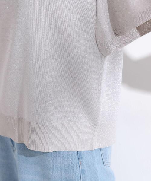 DRESKIP（ドレスキップ）の「【S-LL】女性らしさ溢れる フレアスリーブニット（ニット/セーター・レディース・レッド系1/オフホワイト/ブルー系その他/ブラック/グレー/ダークブラウン・04/03/02/01）」の11枚目の写真