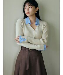 POLO BCS | 【POLO BCSコラボ】シャツドッキングリブニット(ニット/セーター)