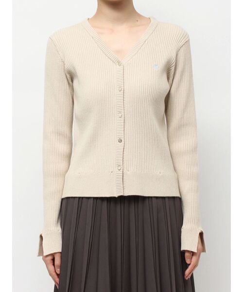POLO BCS(ポロ ビーシーエス)の「【POLO BCSコラボ】シャツドッキングリブニット(ニット/セーター・レディース・レッド/アイボリー/ブラック/グレー・MEDIUM)」の18枚目の写真