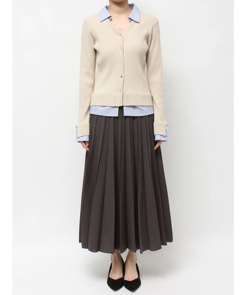 POLO BCS(ポロ ビーシーエス)の「【POLO BCSコラボ】シャツドッキングリブニット(ニット/セーター・レディース・レッド/アイボリー/ブラック/グレー・MEDIUM)」の20枚目の写真