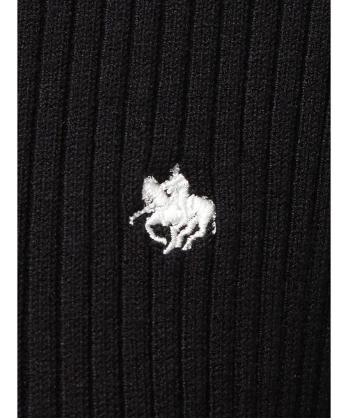 POLO BCS(ポロ ビーシーエス)の「【POLO BCSコラボ】シャツドッキングリブニット(ニット/セーター・レディース・レッド/アイボリー/ブラック/グレー・MEDIUM)」の22枚目の写真