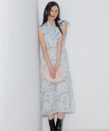 フルーツ×フラワープリントワンピース（ワンピース）｜AND COUTURE
