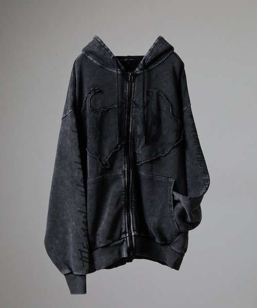 セール】BIKESTAR GRUNGY WORKS 加工 ジップパーカー（パーカー