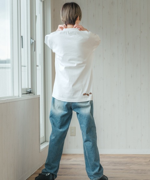 INTER FACTORY(インターファクトリー)の「あやせりんて - 刺繍半袖Tシャツ(Tシャツ/カットソー・レディース・ブラック/ホワイト・MEDIUM/LARGE)」の17枚目の写真