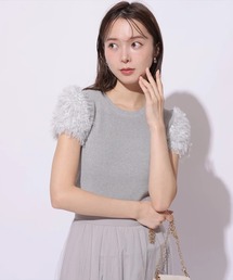 Mystrada - 新品タグ付♡Mystrada バックチェーンアンゴラニット ホワイト ビックカラードッキングニット | ニット | Mystrada（マイ