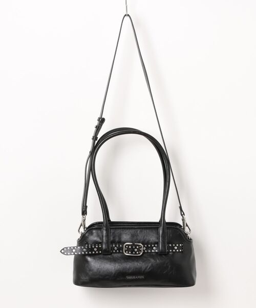 CHARLES & KEITH(チャールズ & キース)の「Victoria ヴィクトリア ベルトイロンゲイティッドショルダーバッグ(ショルダーバッグ・レディース・ブラウン系その他7/スミクロ・M)」の7枚目の写真