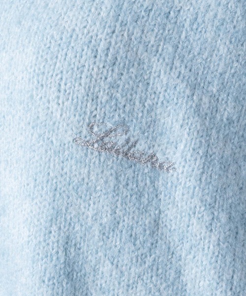 Lallana（ララーナ）の「Bijou Button Frill Cardigan/ビジューボタン