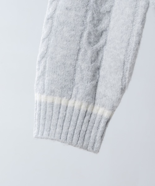 Lallana（ララーナ）の「Bijou Button Frill Cardigan/ビジューボタン