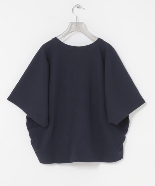 URBAN RESEARCH（アーバンリサーチ）の「サイドギャザードルマントップス（Tシャツ/カットソー・レディース・ネイビー/オフホワイト・FREE）」の17枚目の写真