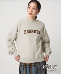 green label relaxing | <at ease>PEANUTS スウエット プルオーバー(スウェット)