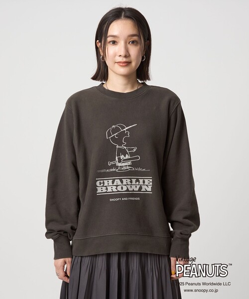 green label relaxing(グリーンレーベルリラクシング)の「<at ease>PEANUTS スウエット プルオーバー(スウェット・レディース・ライトブルー/ライトグレー/ダークグレー・FREE)」の18枚目の写真