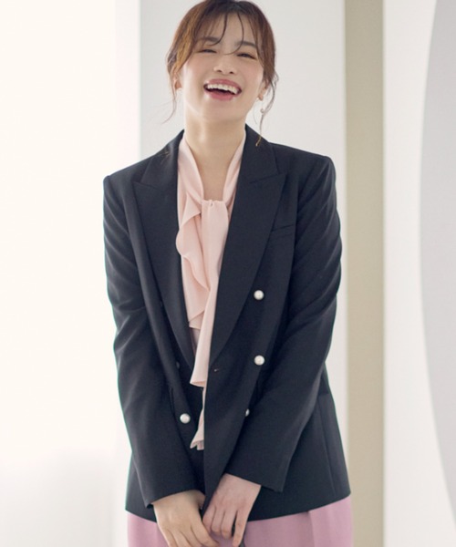 セール】◇ダブルブレストジャケット（テーラードジャケット