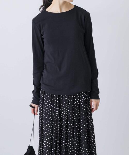 ハイツイストコットンボートカットソー（Tシャツ/カットソー）｜かぐれ