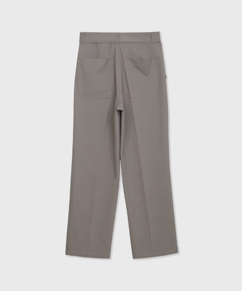 CINOH(チノ)の「DOUBLE CLOTH BAKER PANTS(その他パンツ・メンズ・アイボリー/グレー・46/44)」の4枚目の写真