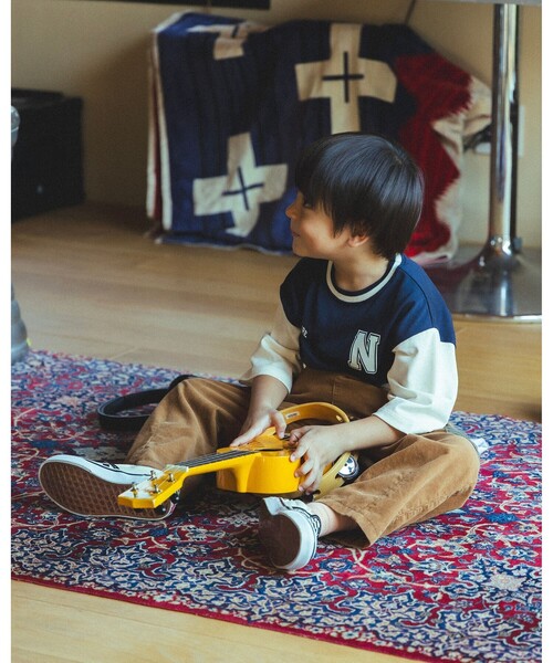 BEAMS mini（ビームスミニ）の「クイックドライ カレッジ Tシャツ 2025FW（90～140cm）（Tシャツ/カットソー・キッズ・ネイビー/イエロー系その他5・90/100/110/120/130/140）」の11枚目の写真