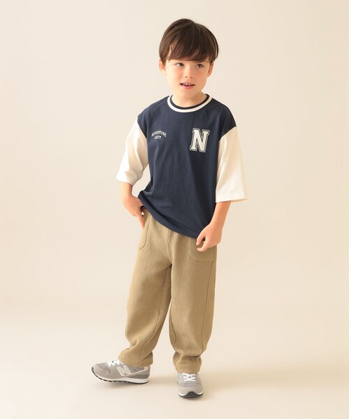 BEAMS mini（ビームスミニ）の「クイックドライ カレッジ Tシャツ 2025FW（90～140cm）（Tシャツ/カットソー・キッズ・ネイビー/イエロー系その他5・90/100/110/120/130/140）」の15枚目の写真