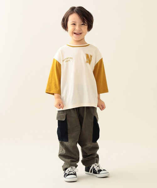 BEAMS mini（ビームスミニ）の「クイックドライ カレッジ Tシャツ 2025FW（90～140cm）（Tシャツ/カットソー・キッズ・ネイビー/イエロー系その他5・90/100/110/120/130/140）」の16枚目の写真