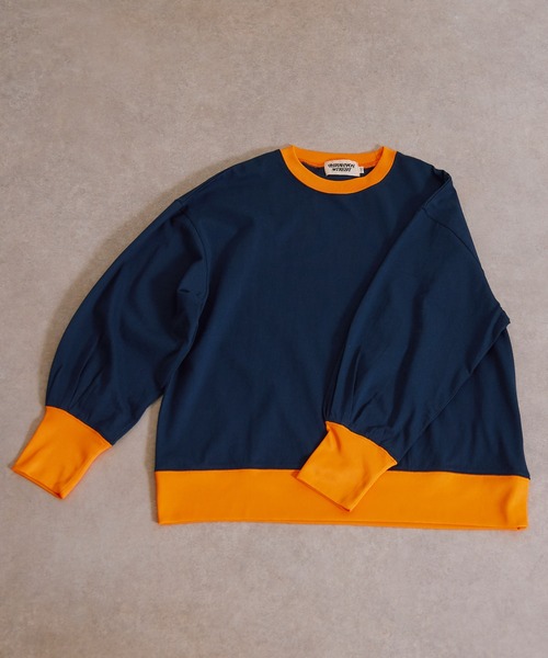 PAIRMANON STREET(ペアマノンストリート)の「【綿100%】リブ ボリューム 長袖 Tシャツ【PAIRMANON STREET】(Tシャツ/カットソー・キッズ・ブラック/ベージュ/ネイビー・140/150/160/110/120/100/130/90)」の18枚目の写真