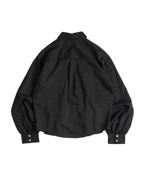 MUHET（ミュエータ）の「gather design long sleeve blouse / ギャザーデザインブラウス（シャツ/ブラウス・レディース・モカ/オフホワイト/ブラック/ライトブルー・FREE）」の21枚目の写真