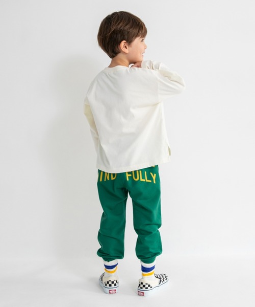 BRANSHES（ブランシェス）の「デニムポケット長袖Tシャツ ロンT（Tシャツ/カットソー・キッズ・アイボリー/ブルー/ブラウン・100/80/90/150/120/110/130/160/140）」の18枚目の写真