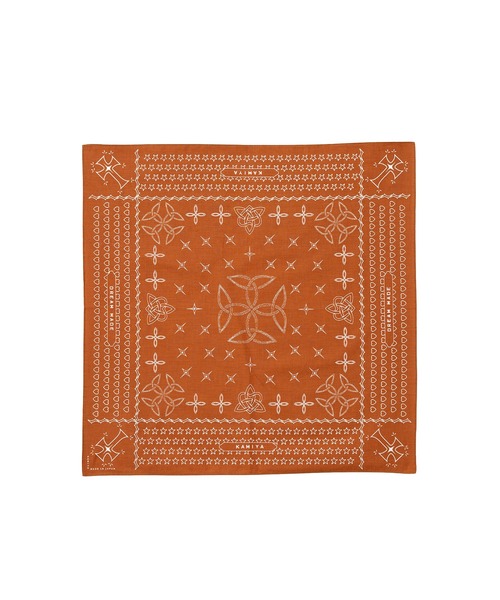 KAMIYA（カミヤ）の「Original Bandanna 53×53（バンダナ/スカーフ・メンズ・ブラウン/ブルー/ブラック/オレンジ・FREE）」の3枚目の写真