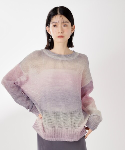 スペースダイ透かし編みニット（ニット/セーター）｜THE SHOP TK