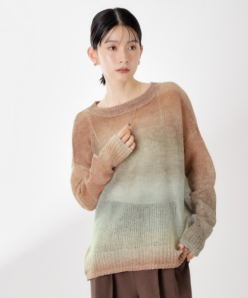 【新品未使用】V12 HIDE KNIT ニット MAISON SPECIAL(メゾンスペシャル) ドライバーズニット1121361327
